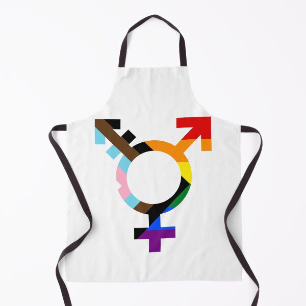 Item preview, Progress Pride Transgender Symbol - LGBTQ Gay Trans Pride Rainbow Flag designed and sold by CoolArtGeek.