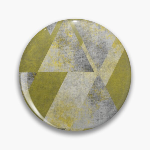 Item preview, Abstract Yellow and Grey Geometry designed and sold by PixelWoosh.