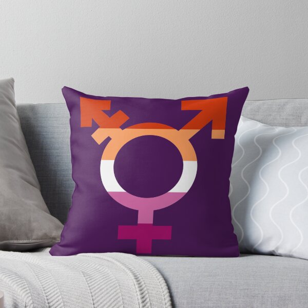 Item preview, Lesbian Trans Pride Symbol - Transgender Lesbian Pride Flag designed and sold by CoolArtGeek.