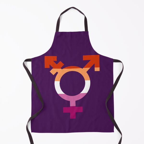Item preview, Lesbian Trans Pride Symbol - Transgender Lesbian Pride Flag designed and sold by CoolArtGeek.