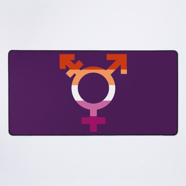 Artikelvorschau, Lesbian Trans Pride Symbol - Transgender Lesbian Pride Flag entworfen und verkauft von CoolArtGeek.