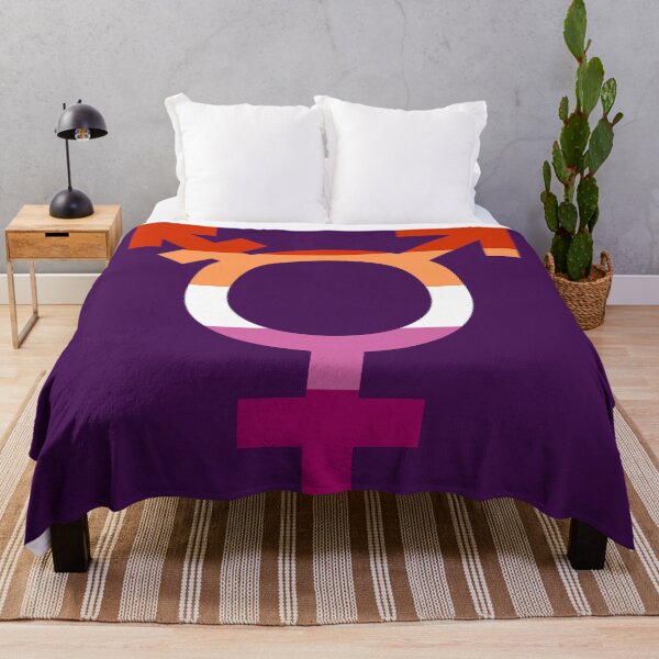 Item preview, Lesbian Trans Pride Symbol - Transgender Lesbian Pride Flag designed and sold by CoolArtGeek.