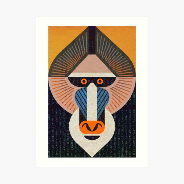 Mandrill Art Print
