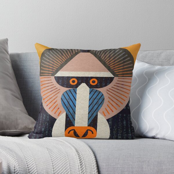 Mandrill Throw Pillow