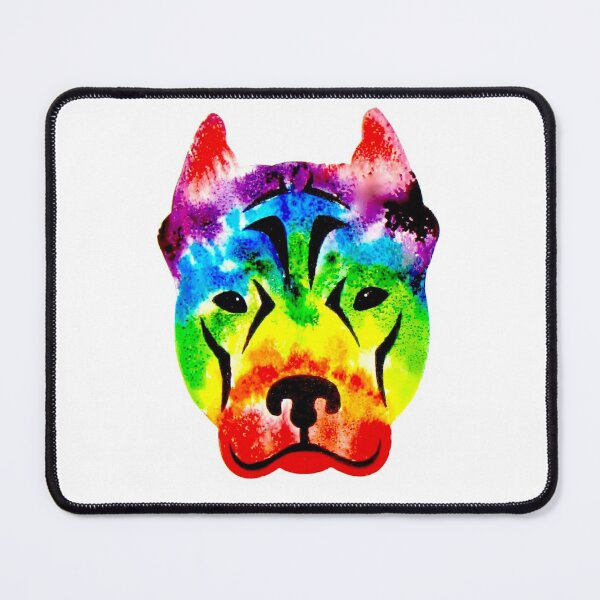 Item preview, Rainbow Pit Bull designed and sold by PaintedbyCarol.