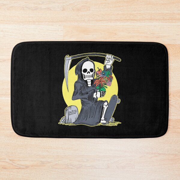 Item preview, Death Holding a Flower Bouquet by Tobe Fonseca designed and sold by Tobe Fonseca®.