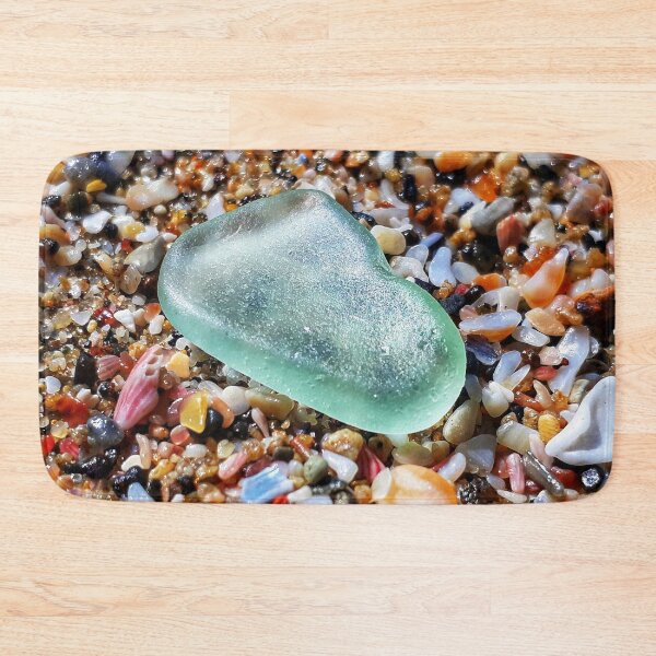 Item preview, Sea Foam Sea Glass on Wet Seashells at Mermaids Pool designed and sold by Beachy.