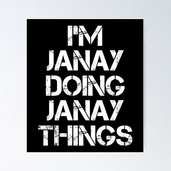 Item preview, Janay Name T Shirt - I'm Janay Doing Janay Things Name Gift Item Tee designed and sold by cloyannett.