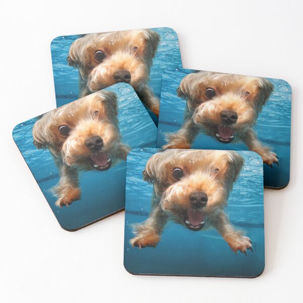 Item preview, funny dog ​​underwater  designed and sold by marketfeliz.