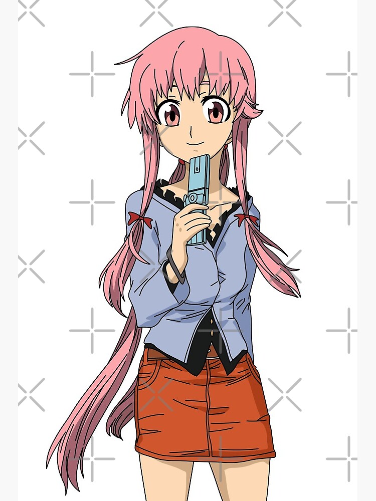 Yuno Gasai - Mirai Nikki | Art Board Print