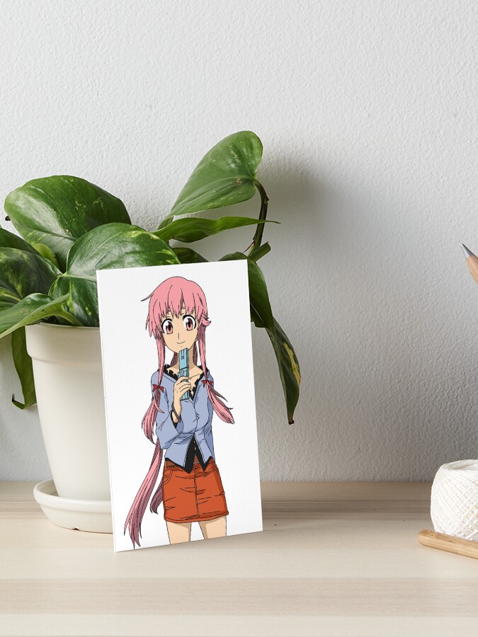 Yuno Gasai - Mirai Nikki | Art Board Print