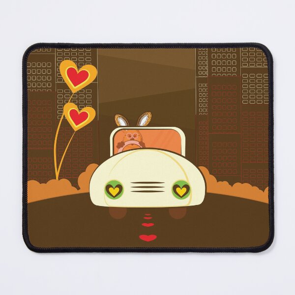 Item preview, Cute Bunny Driving designed and sold by FreedomUniverse.
