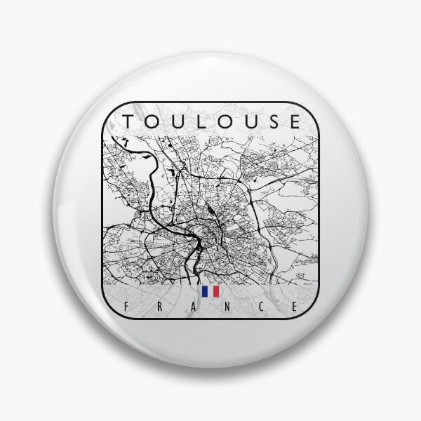 Item preview, TOULOUSE MAP FRANCE designed and sold by hatimelhag.