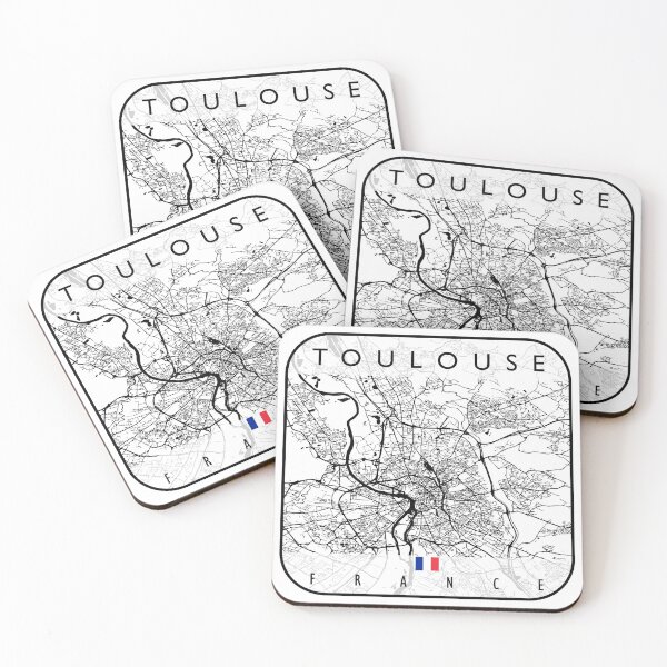 Item preview, TOULOUSE MAP FRANCE designed and sold by hatimelhag.