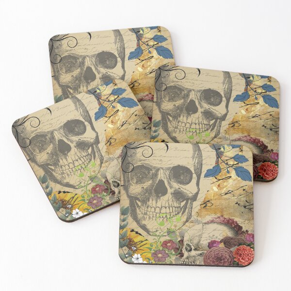 Item preview, Skull vintage floral  designed and sold by thedaydreamingunicorn.