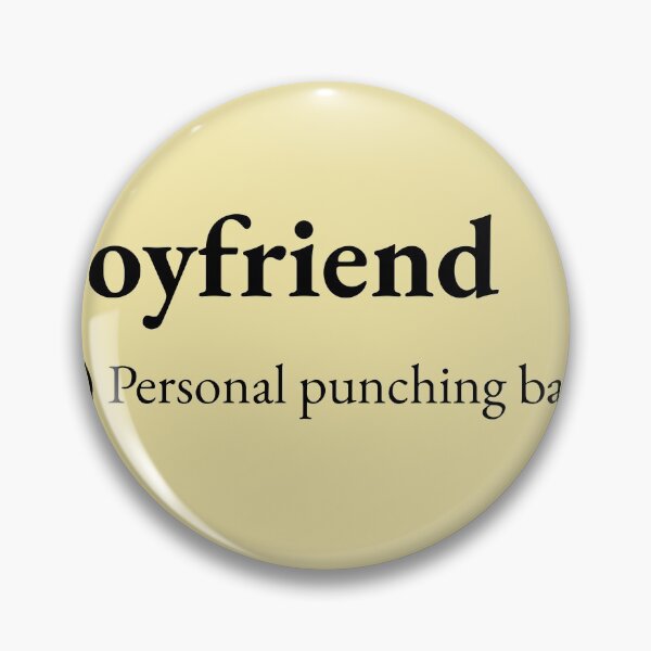 Item preview, A Boyfriend is a personal punching bag designed and sold by JokersFactory.