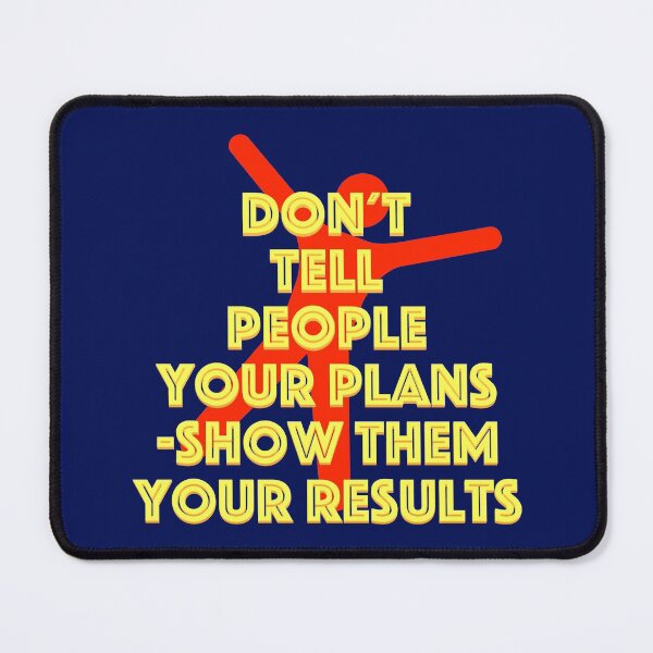 Item preview, Don’t tell people your plans. Show them your results designed and sold by Klementsen.