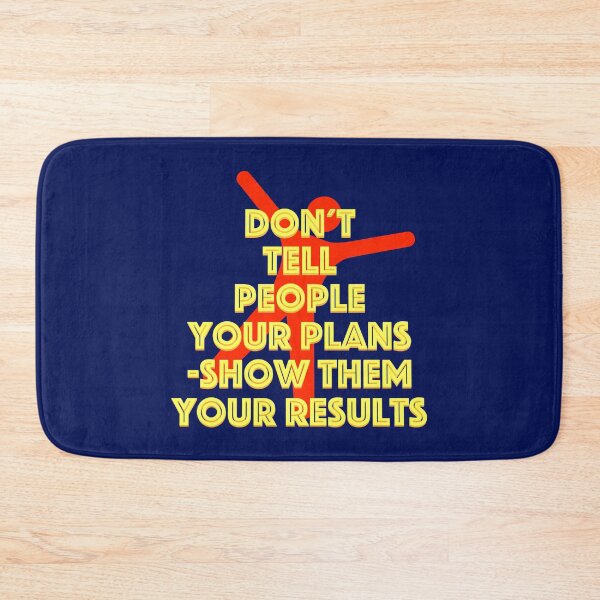 Item preview, Don’t tell people your plans. Show them your results designed and sold by Klementsen.