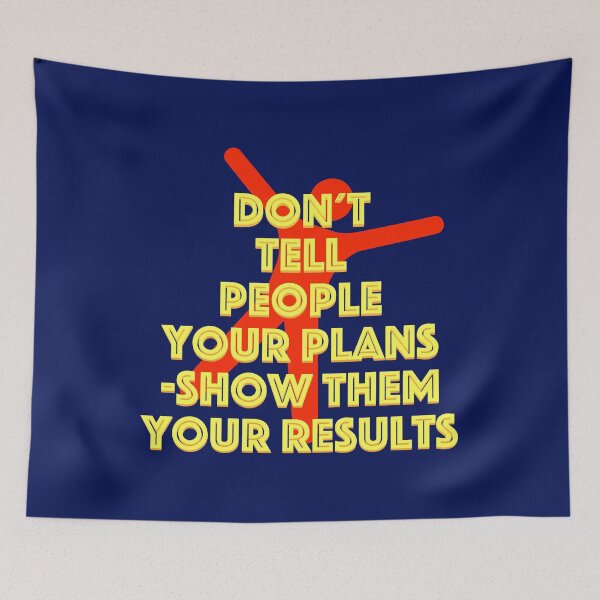 Item preview, Don’t tell people your plans. Show them your results designed and sold by Klementsen.