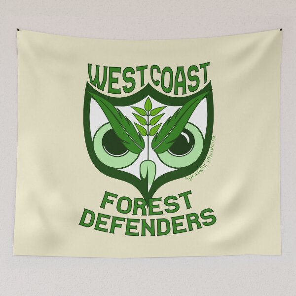 Item preview, West Coast Forest Defenders logo designed and sold by SporadicMerch.