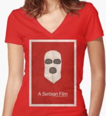 A Serbian Film - Minimalist Women's Fitted V-Neck T-Shirt