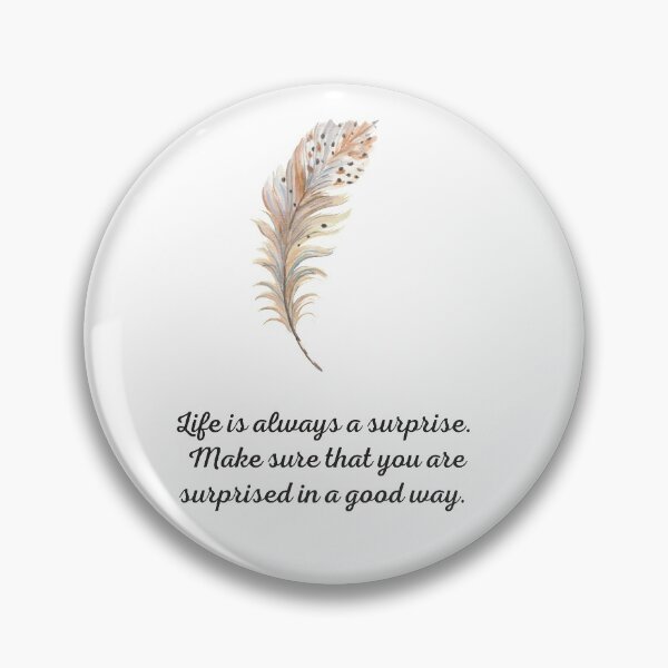 Aperçu de l'œuvre La vie est toujours une surprise. créée et vendue par spsantosDESIGN.