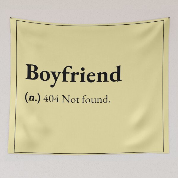 Item preview, Boyfriend is Not found designed and sold by JokersFactory.