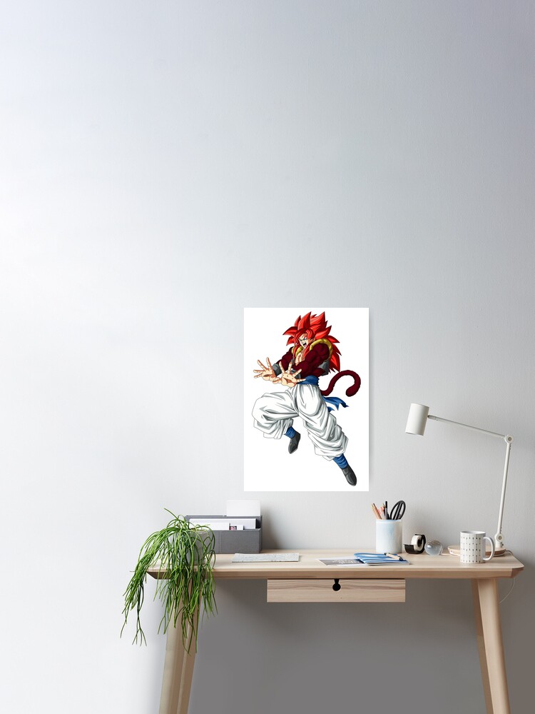 Gogeta SSJ4 Poster for Sale by jixelpatterns