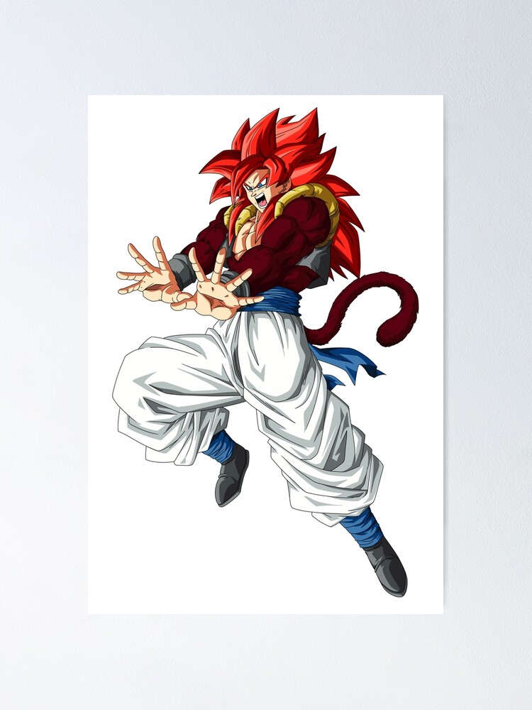 Gogeta SSJ4 Poster for Sale by jixelpatterns