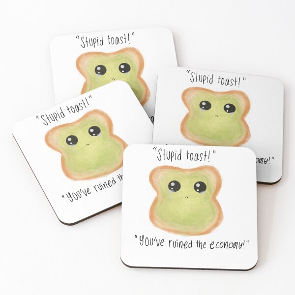 Artikelvorschau, Avocado Toast entworfen und verkauft von KatPaintsStuff.