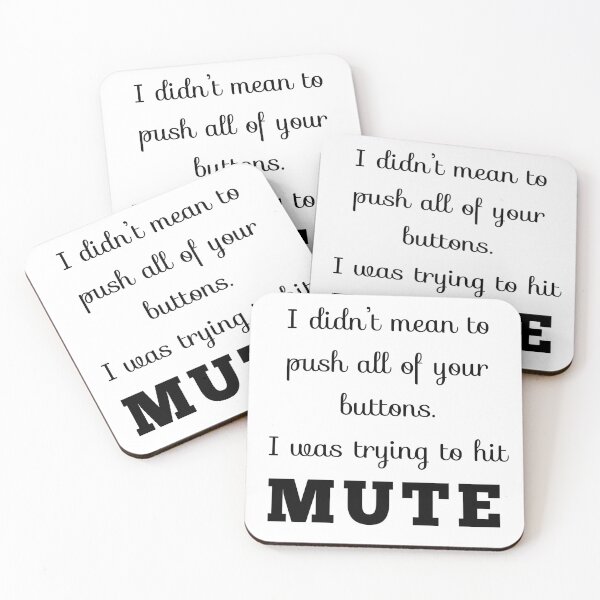 Item preview, Sarcastic push your buttons saying designed and sold by Coastal-Designs.