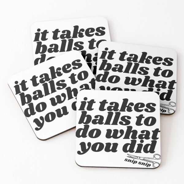 Item preview, Funny Vasectomy Gift - It Takes Balls To Do What You Did  designed and sold by bykatiekathleen.