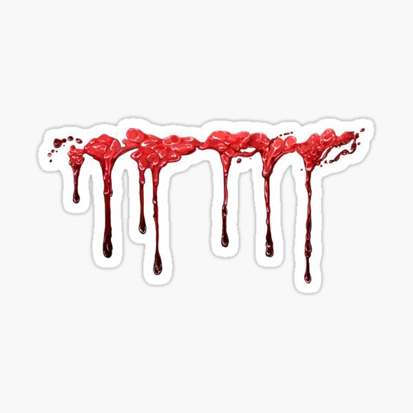 Blood Splash - Halloween Horror Sticker