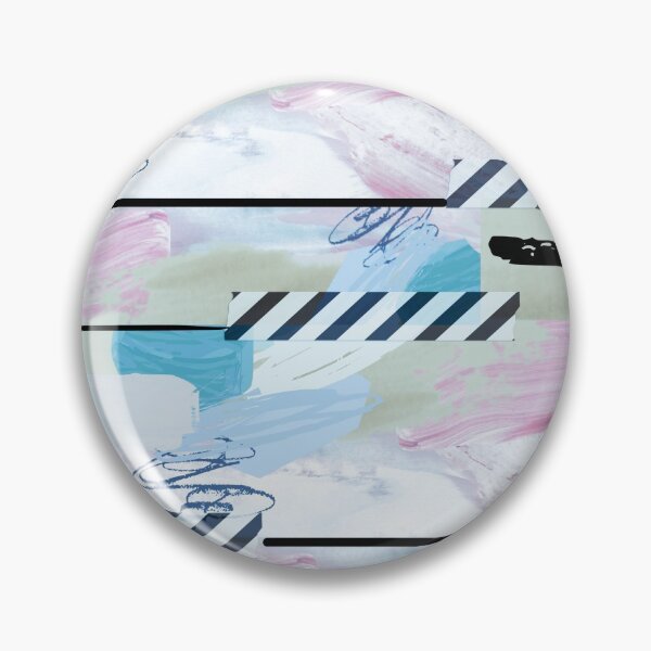 Item preview, Acrylic Stripped Taped Collage Patterned designed and sold by Designs By YL.