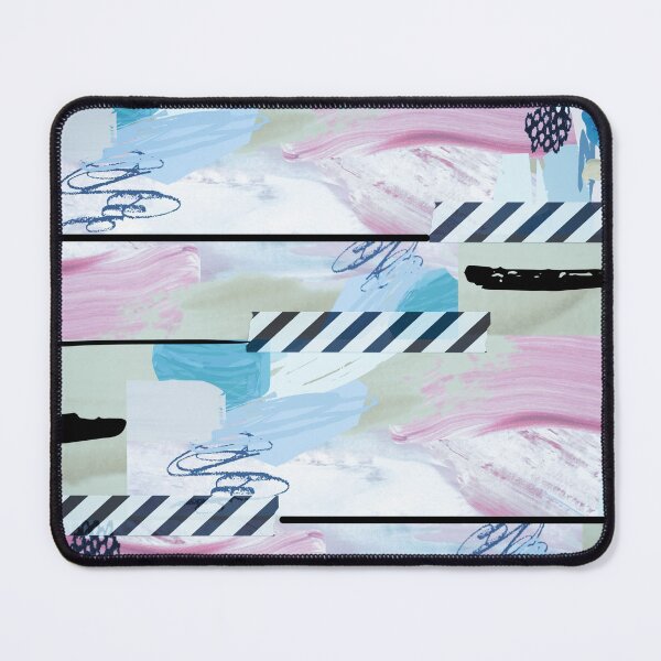 Item preview, Acrylic Stripped Taped Collage Patterned designed and sold by Designs By YL.
