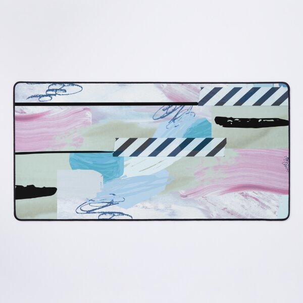 Item preview, Acrylic Stripped Taped Collage Patterned designed and sold by Designs By YL.