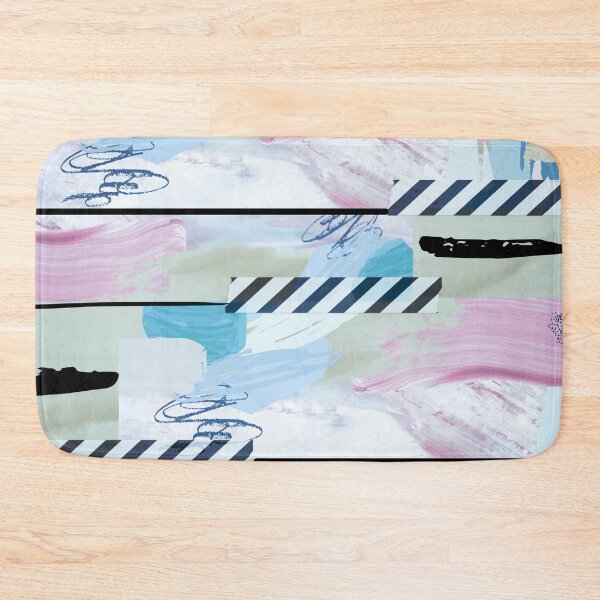Item preview, Acrylic Stripped Taped Collage Patterned designed and sold by Designs By YL.