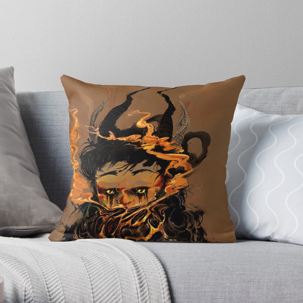 Item preview, Throw Pillow designed and sold by werewolfmack.