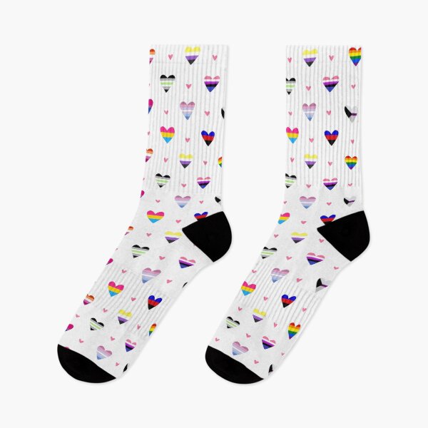 Item preview, Pride Flag Hearts Pattern designed and sold by Studio-Ithelda.