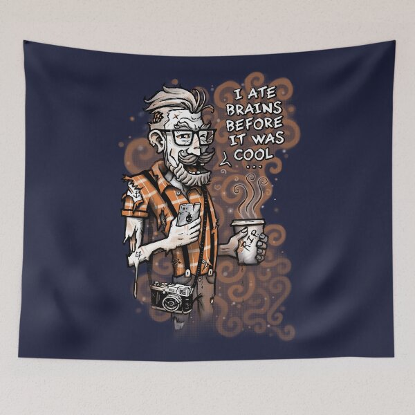 Item preview, Zomb Hipster Quote designed and sold by c0y0te7.