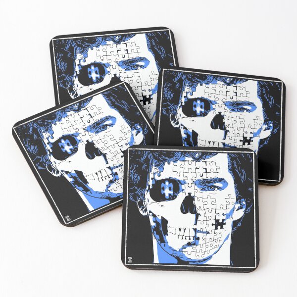 Item preview, Sherlock Puzzle Skull Comic Book Style designed and sold by orionlodubyal.