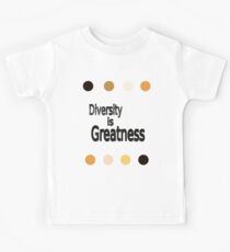 Diversity is Greatness with dots Kids Tee