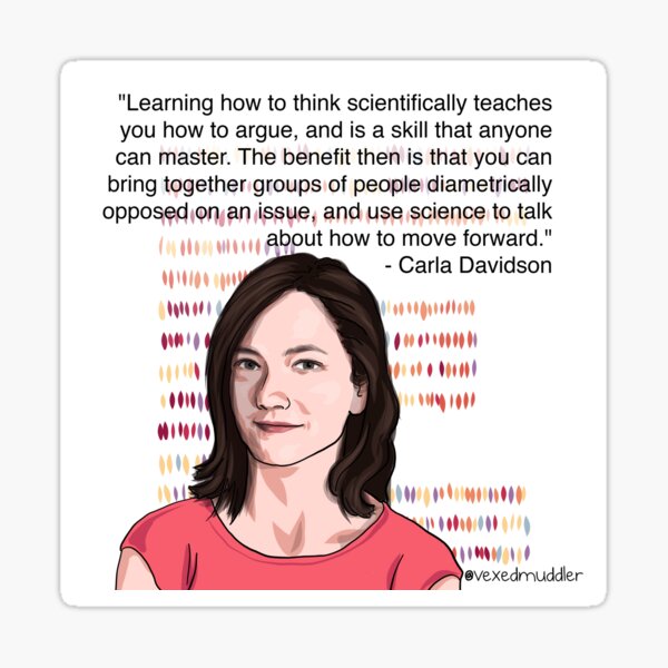 #SciComm100: Carla Davidson Sticker