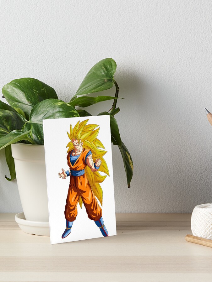 Super Saiyan 3 Goku Art Board Print for Sale by ItalianBrussel