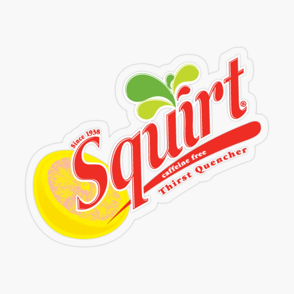 Pegatina for Sale con la obra «Squirt Logo» de denisehorner7 | Redbubble