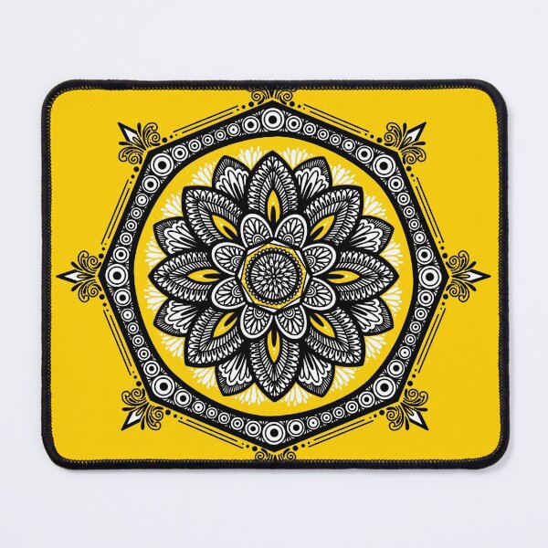 Item preview, Golden Yellow Floral Pattern designed and sold by NMARTWORKS.