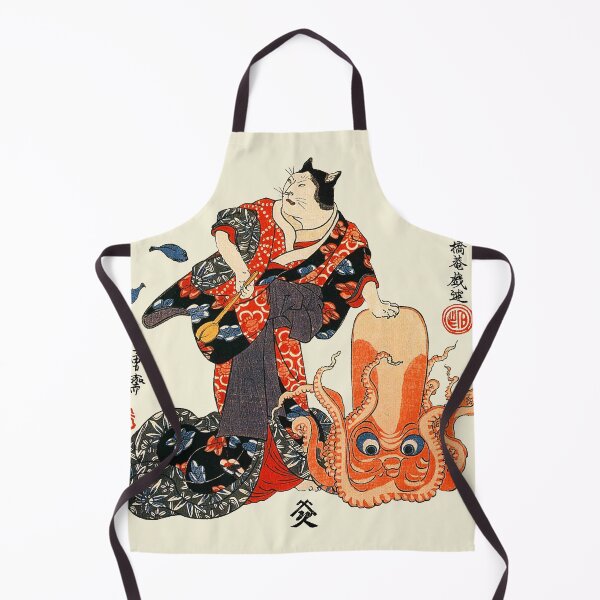 Item preview, Utagawa Kuniyoshi, Cat Impersonating a Scene from Kabuki, 1847 designed and sold by LeeLuckyLee.