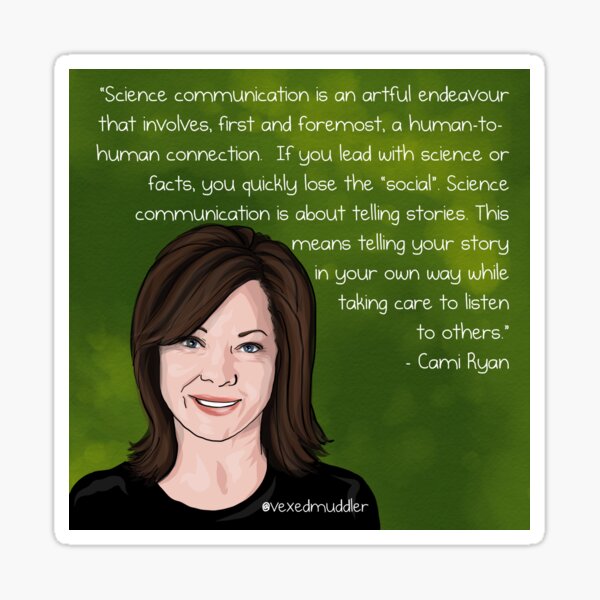 #SciComm100: Cami Ryan Sticker