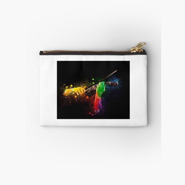 Item preview, Hands playing Wooden violin on colored backgraound  designed and sold by ExtremeDesign1.