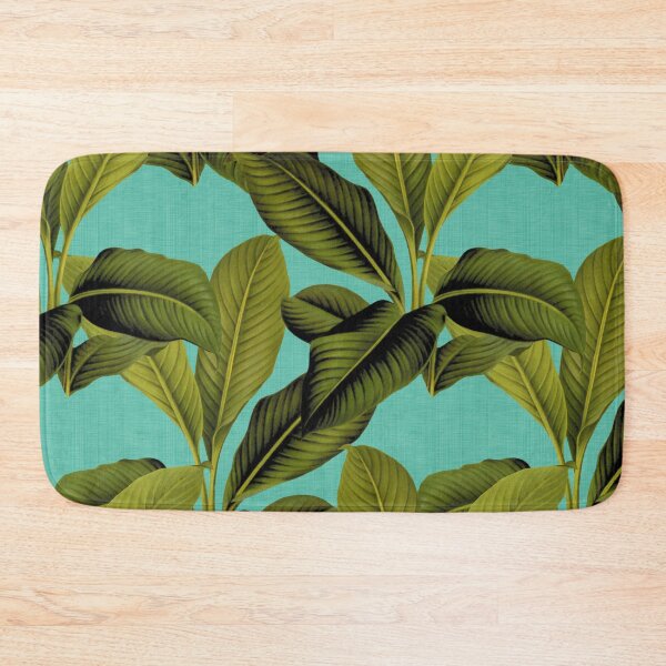Artikelvorschau, Palm in Palm ~ Tropical Blue Linen entworfen und verkauft von peacoquette.